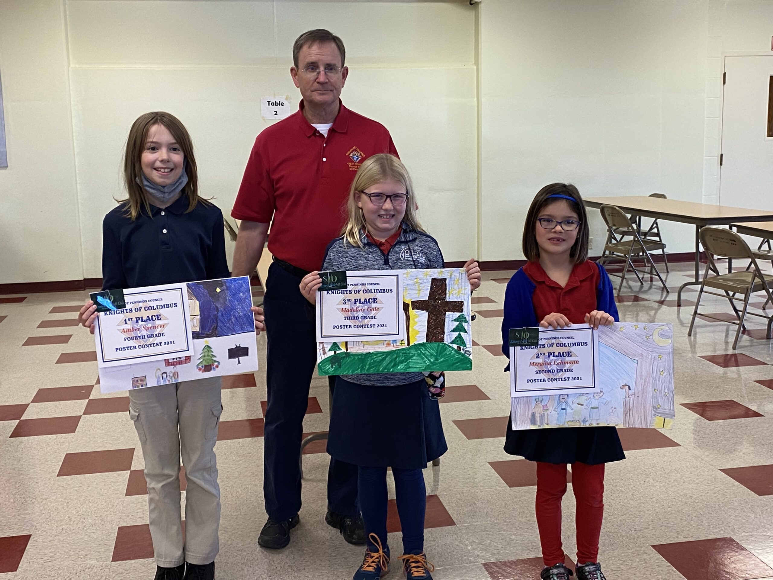 Our Lady of Lourdes Catholic School poster winners